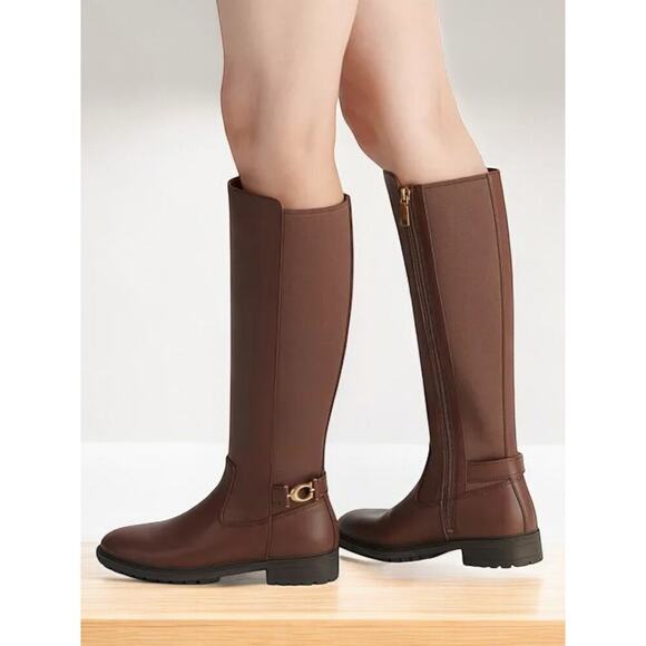 NWT Coach CO490 Faith Leather Boot Size 9B - Picture 10 of 10